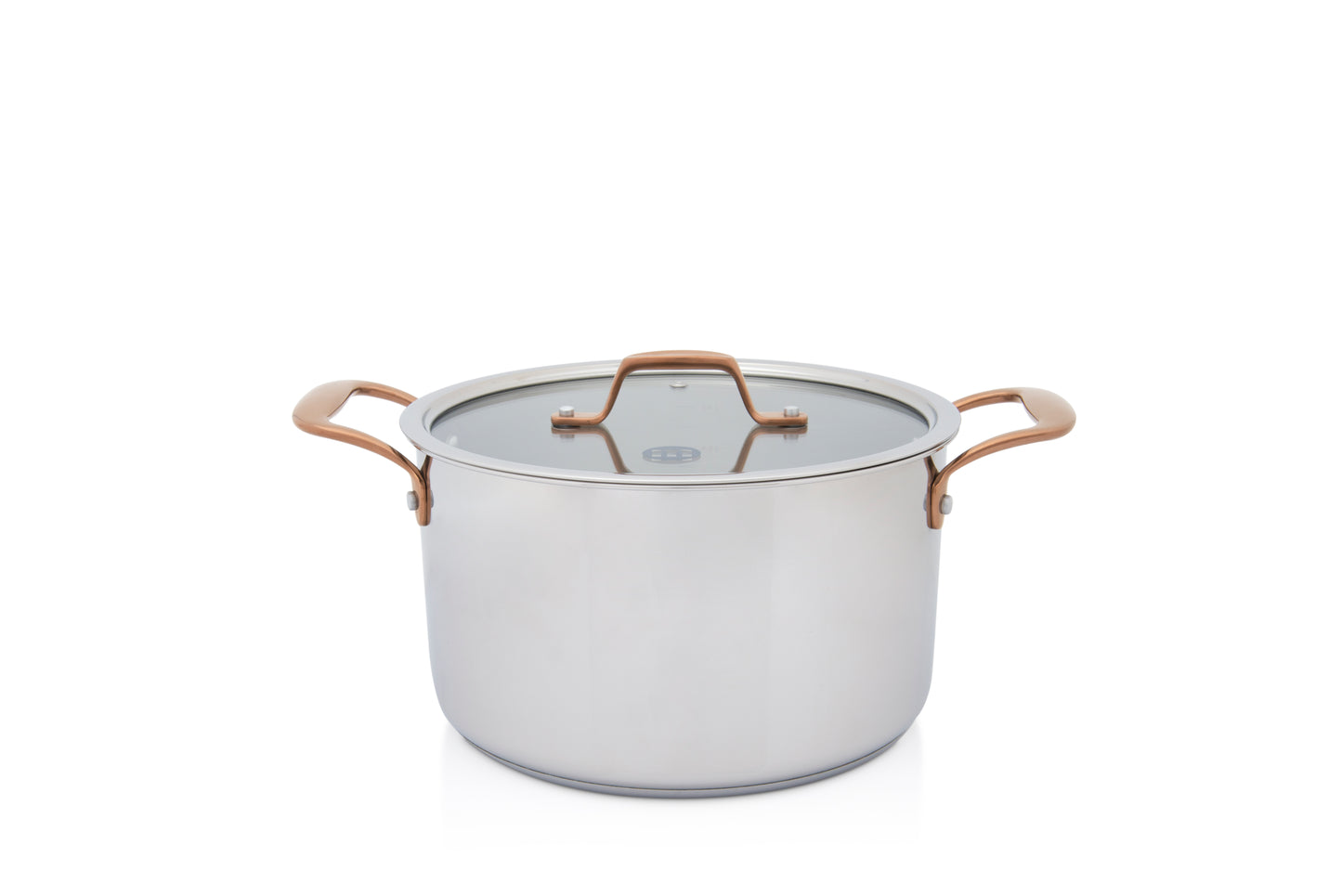 Metalac Ofenblech mit Glasdeckel 24cm|6l, VENERA, Edelstahl