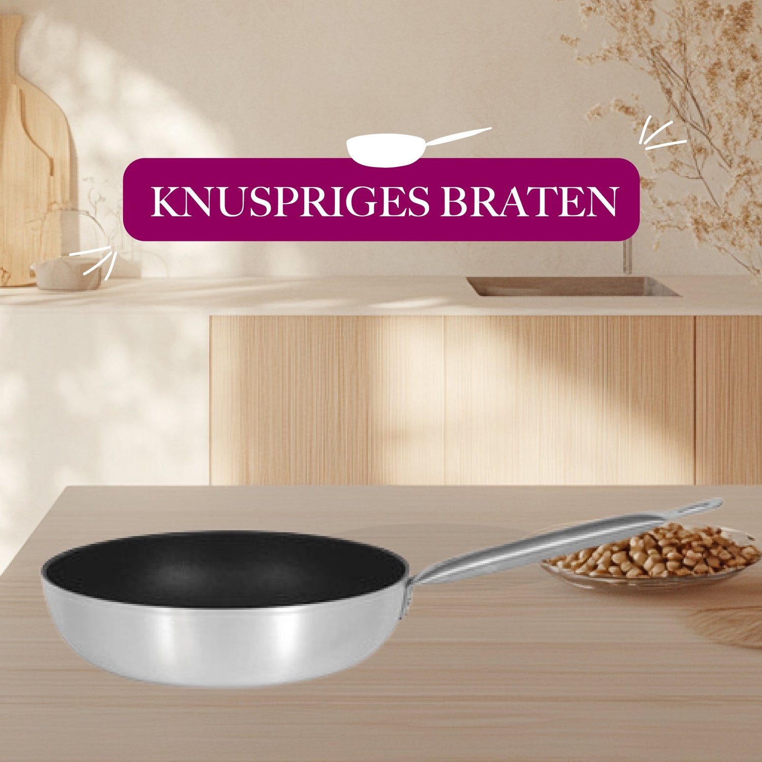 Hochwertige Pfannen und Schmortöpfe