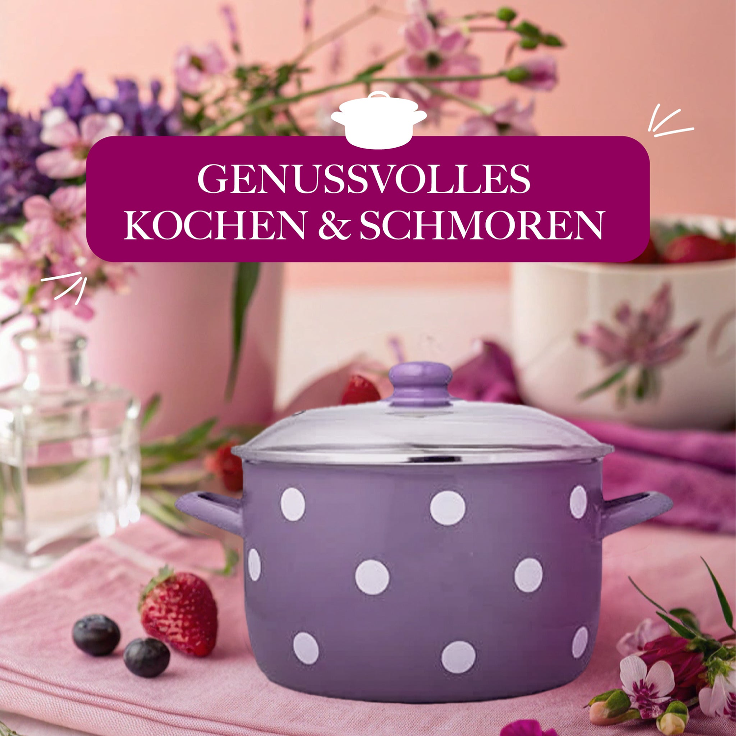 Töpfe, Kasserolle, Schmortöpfe